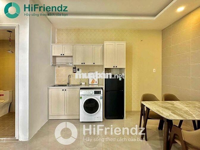 2 Phòng Ngủ - 45m2 - Ban Công -Full Nội Thất- Khu Sân Bay-Cv Gia Định