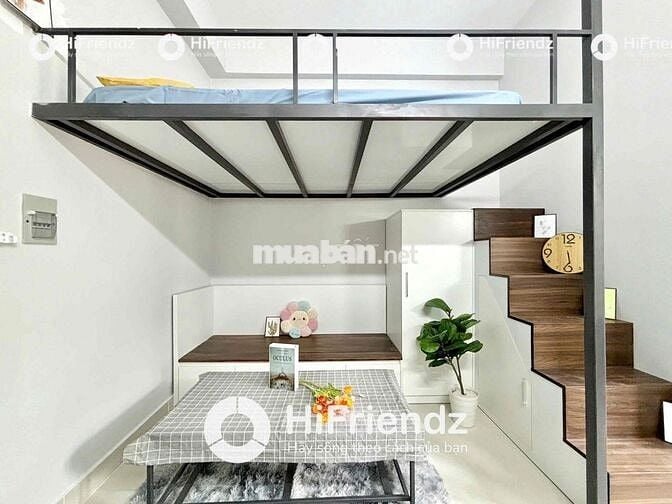 CHUNG CƯ MINI CAO CẤP FULL NỘI THẤT MÁY GIẶT RIÊNG GIÁ RẺ KHU TÊN LỬA