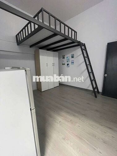 PHÒNG DUPLEX 35M2 GÁC CAO NGAY HỌC VIỆN CÁN BỘ Q.BÌNH THẠNH Ở 4NG 4XE