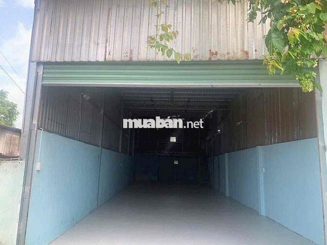 CHO THUÊ NHÀ - KHO 5x25m - NỞ HẬU 6m - GÁC LỬNG - NỀN GẠCH MEN