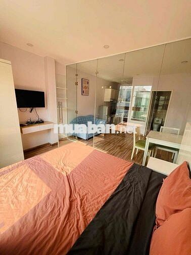 CHO THUÊ CĂN HỘ TÁCH BẾP THANG MÁY FULL NỘI THẤT GIÁ RẺ CHỢ TÂN ĐỊNH