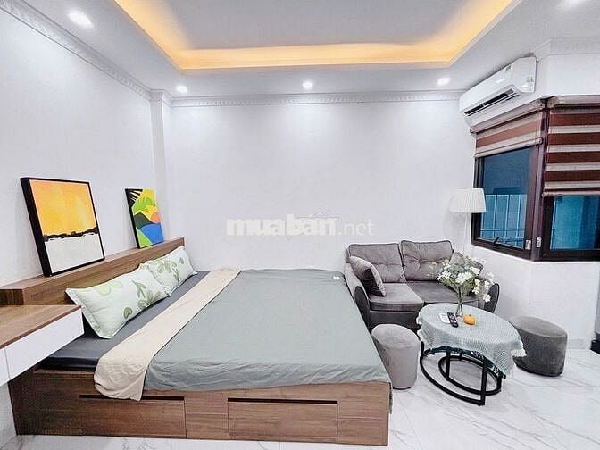 Cho thuê studio thoáng mát full đồ mới tinh tại Đội Cấn, Ba Đình