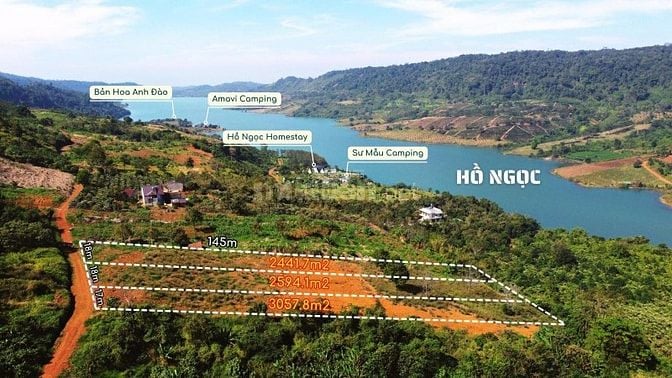 ĐẤT VIEW HỒ NGỌC - 2594m2 (có sẵn 700m2 ONT)
