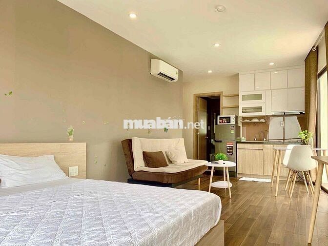🏙️ Studio - Vách ngăn bếp - Giả ban công ⛅️ - 35m2 - Bình Thạnh 🥰