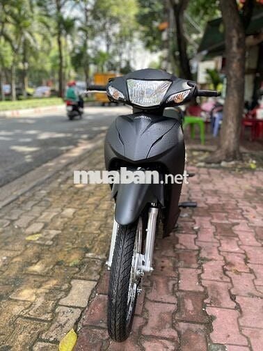 Xe máy Honda Wave Alpha màu đen nhám 2022