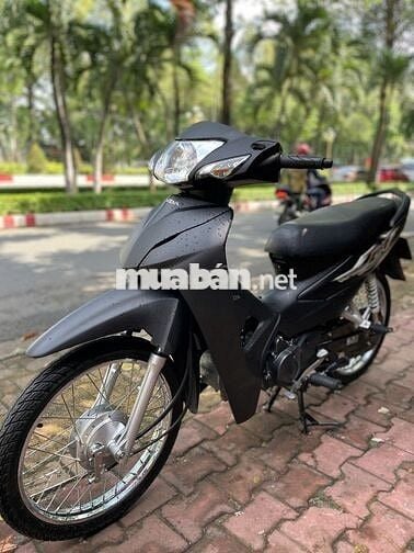 Xe máy Honda Wave Alpha màu đen nhám 2022