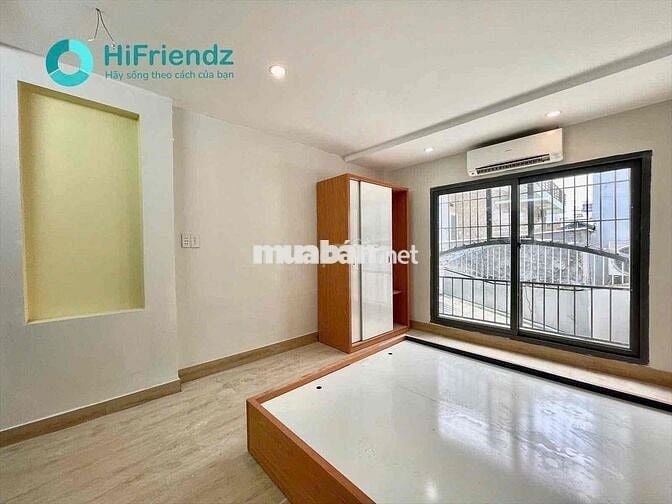 1 PHÒNG NGỦ TÁCH BẾP RỘNG THOÁNG BAN CÔNG NHÀ MỚI SẠCH SẼ THOÁNG