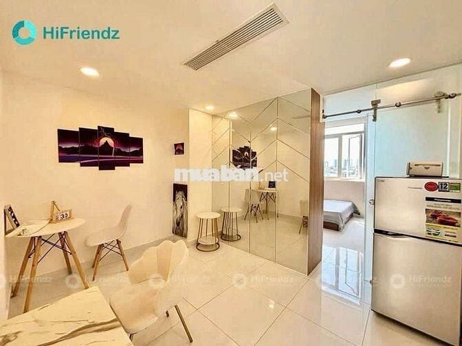 1PN tách bếp 40m2, full nội thất + máy giặt riêng, ngay Lũy Bán Bích🌈