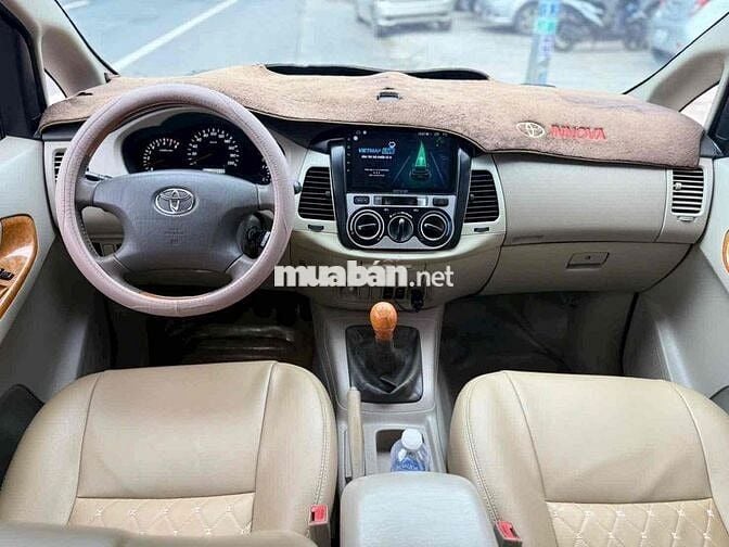 Toyota Innova 2009 G máy zin xe gia đình