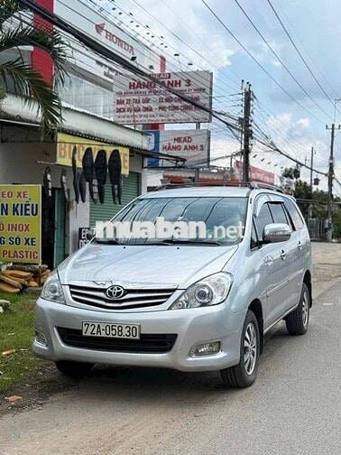 Toyota Innova 2009 G máy zin xe gia đình
