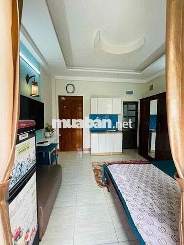 STUDIO BAN CÔNG_FULL NỘI THẤT NHƯ HÌNH_TẠI HUỲNH VĂN NGHỆ_GÒ VẤP