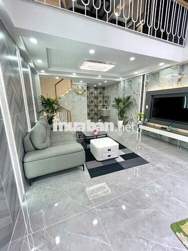 NHÀ PHỐ ĐẸP HXH THÔNG ĐƯỜNG BÙI QUANG LÀ, P12, GV, HCM 4 TẦNG 6.78 TỶ