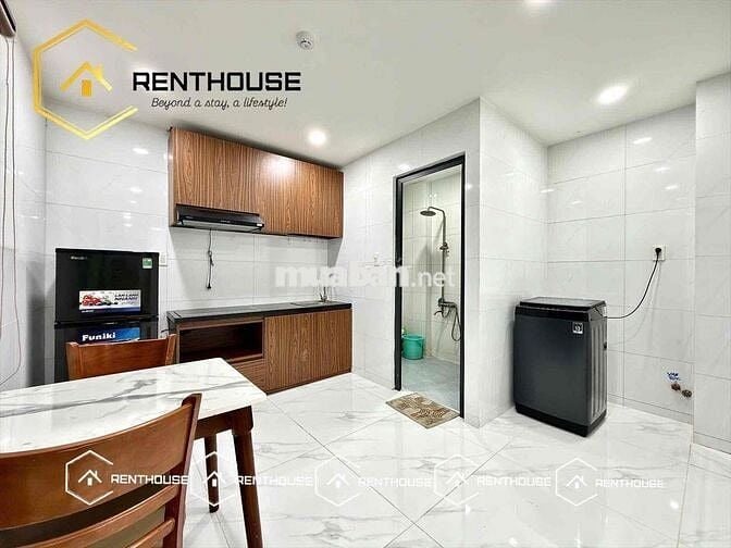 CHO THUÊ CHDV 1 PN TÁCH BẾP RỘNG 40M2 - FULL NỘI THẤT - GẦN VLU IUH