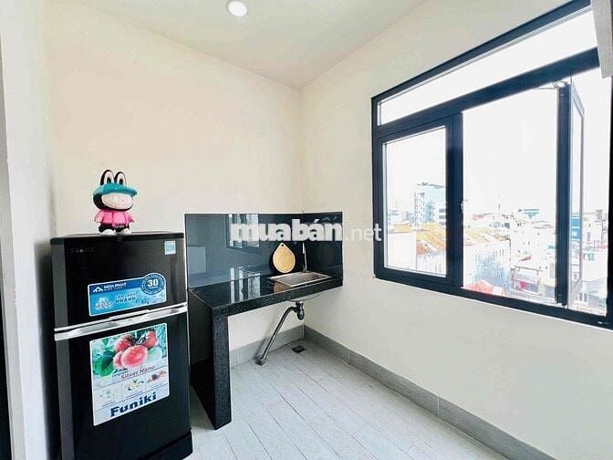 Căn Hộ 1 Phòng Ngủ Thang Máy Máy Giặt Riêng Bình Thạnh Gần Hàng Xanh