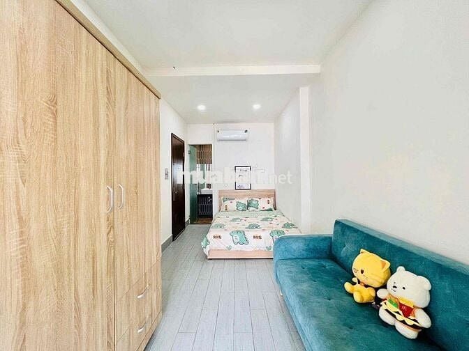 Căn Hộ 1 Phòng Ngủ Thang Máy Máy Giặt Riêng Bình Thạnh Gần Hàng Xanh