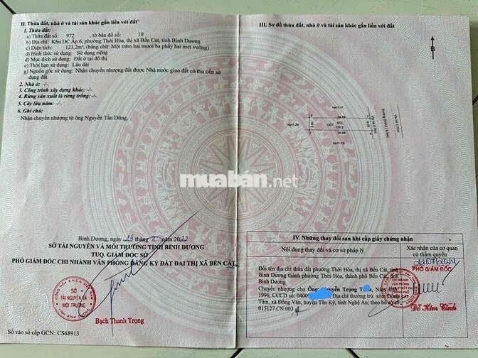 Chính chủ kẹt vốn – cần ra nhanh lô đất ngay kcn mp3 chỉ 1ty6xx