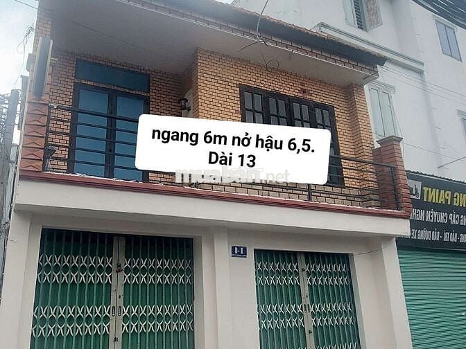 Nhà mặt tiền ngang 6m, đường tx18 quận 12
