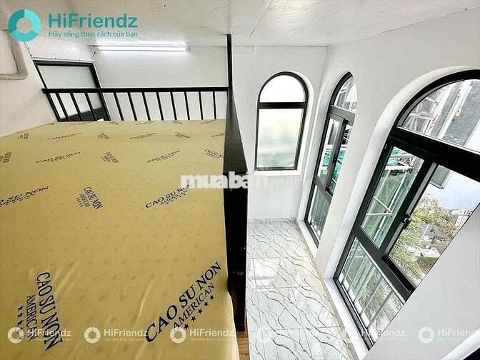 PHÒNG NGỦ CÓ GÁC CÓ CỬA SỔ TRỜI THOÁNG FULL NỘI THẤT TIỆN VÀO TRUNGTÂM