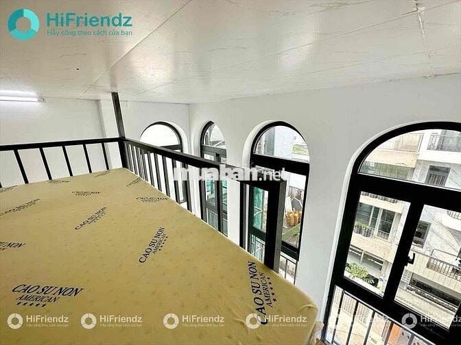 PHÒNG NGỦ CÓ GÁC CÓ CỬA SỔ TRỜI THOÁNG FULL NỘI THẤT TIỆN VÀO TRUNGTÂM