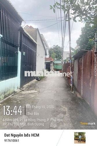bán đất Phú Hoà vị trí đẹp giá hiếm, xây nhà ở đẹp, đường hơn 3m