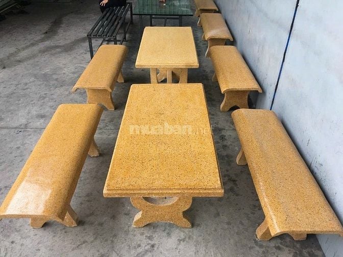 Bộ bàn ghế đá ngoài trời Bình Dương