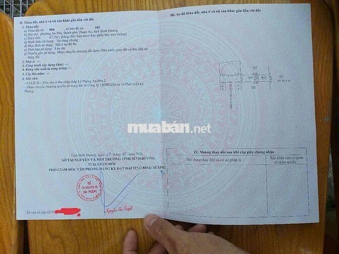 Bán đất lê phong An Phú 2 An Phú TP HCM