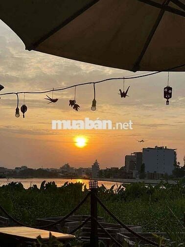 Cho thuê mặt bằng 130m2 2 mặt tiền bờ sông Bình Lợi