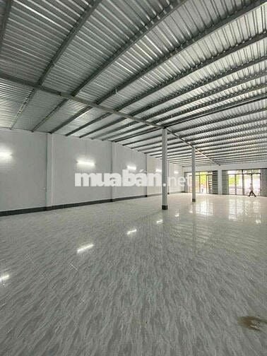 CHO THUÊ KHO MỚI 100% RỘNG 375M2 HAI MẶT TIỀN LỘ LỚN KDC NGÂN THUẬN