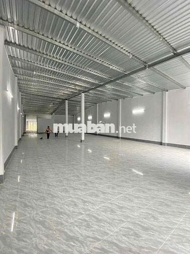 CHO THUÊ KHO MỚI 100% RỘNG 375M2 HAI MẶT TIỀN LỘ LỚN KDC NGÂN THUẬN