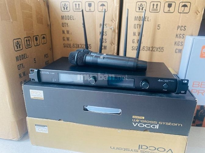 🎤 LOTUS S-600 – Micro không dây cao cấp, âm thanh đỉnh cao