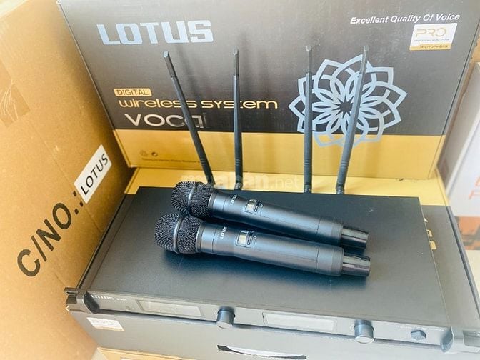 🎤 LOTUS S-600 – Micro không dây cao cấp, âm thanh đỉnh cao