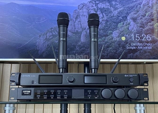 🎤 LOTUS S-600 – Micro không dây cao cấp, âm thanh đỉnh cao