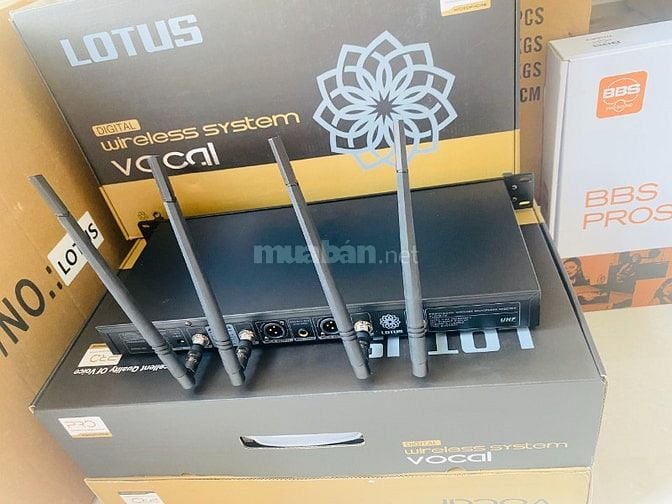 🎤 LOTUS S-600 – Micro không dây cao cấp, âm thanh đỉnh cao