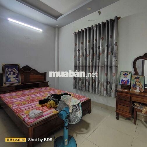 Nhà 54.2m2 1trệt 2lầu có 3pn 4wc sân thượng hẻm xe hơi HBP 5.6tỷ tl