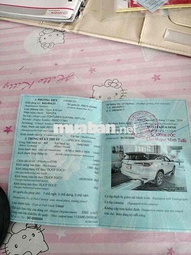 Toyota Fortuner 2017 2.7V 4x4 - 135000 km