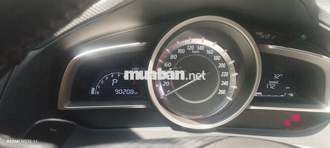 Mazda 3 1.5L 2016 số tự động màu xanh