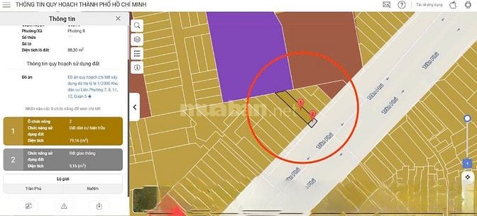 BÁN NHÀ MẶT TIỀN : 294 TRẦN PHÚ - P. 8 - Q. 5 - TPHCM