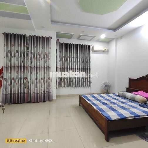 Nhà 54.2m2 1trệt 2lầu có 3pn 4wc sân thượng hẻm xe hơi HBP 5.6tỷ tl