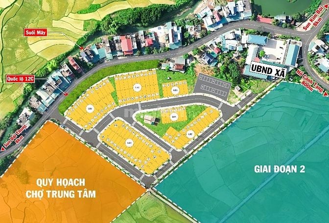 Đất nền dự án Sunrise Lạc Sơn, sẵn sổ đỏ 120m2, tiềm năng nhìn thấy