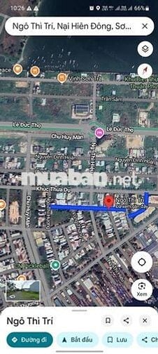 Lô góc 2 mặt tiền Ngô Thì Trí view công viên