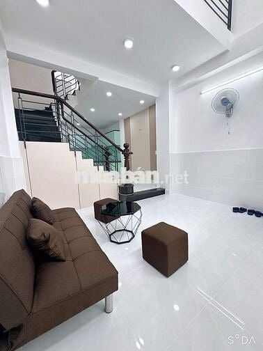 Bán nhà 5 tấm mới 100% hẻm 4m thông Trần Văn Ơn