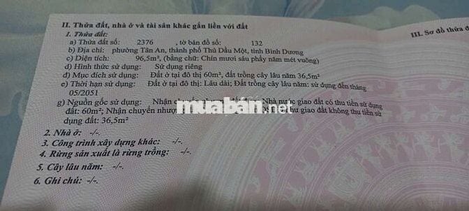 Đất Tân An, gần quán Hai Nù, DX132
