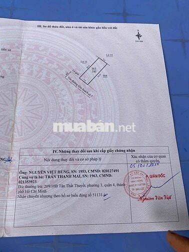 Lô đất ngộp đường 07 Đại học Tôn Đức Thắng