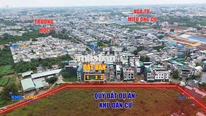 Kẹt bank bán lỗ 3 lô Ngã tư Miếu ông Cù rẻ hơn thị trường 200tr