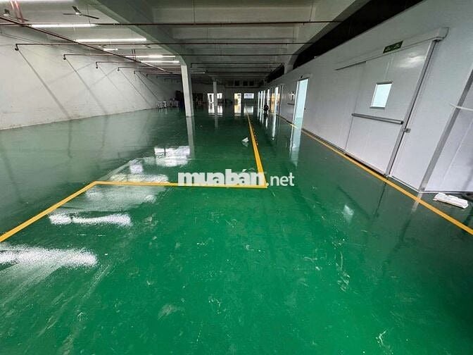 CHO THUÊ KHO XƯỞNG ĐẸP ĐÃ TRẢI NỀN EPOXY