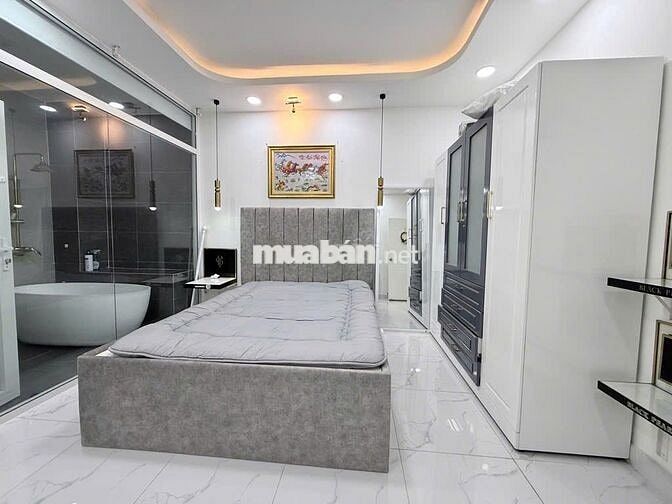 NHÀ ĐẸP 3 TẦNG -  ÔTÔ ĐỂ TRONG NHÀ - PHẠM VĂN CHIÊU - GÒ VẤP