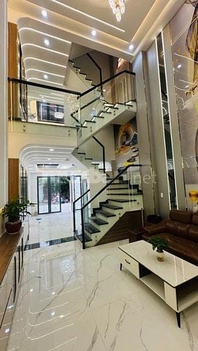 Bán nhà mới đẹp hẻm ô tô, Hương Lộ 2, DT 4 x 17m, 4.5 tấm, 6.95 tỷ. 