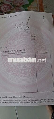 Tôi có nền măt tiền SỔ HỒNG RIÊNG thổ cư Cần bán