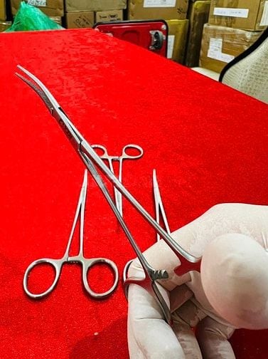 PANH THẲNG 13CM (KẸP THẲNG 13CM)- DỤNG CỤ Y TẾ VTH, DÙNG TRONG NHA KHO