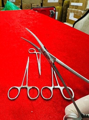 PANH THẲNG 13CM (KẸP THẲNG 13CM)- DỤNG CỤ Y TẾ VTH, DÙNG TRONG NHA KHO